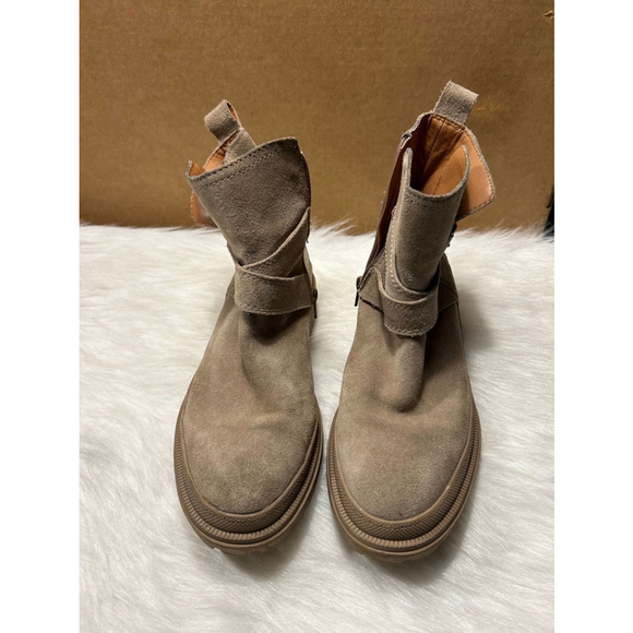 Lucky Brand Suede Leather LP-Elyton ankle boots Women Size 9M/40 - Picture 8 of 11